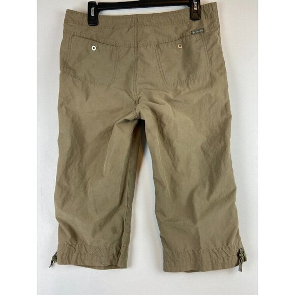 Columbia Sportswear Women's Tan Neutral Cargo Capri Hiking Pants Size S - Picture 2 of 10